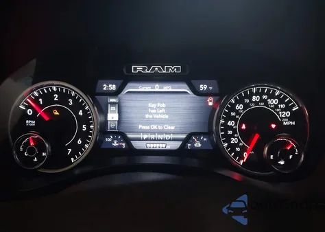 2019 Ram 1500 Laramie 4X4 5'7 Box z USA, uszkodzony, nr VIN 1C6SRFJTXKN610253